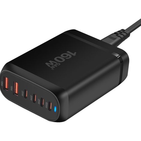Trop de bouche160 WChargeur de bureau haute puissance pour téléphones portables et ordinateurs, chargeur de téléphone portabl(Y01) (1/4)