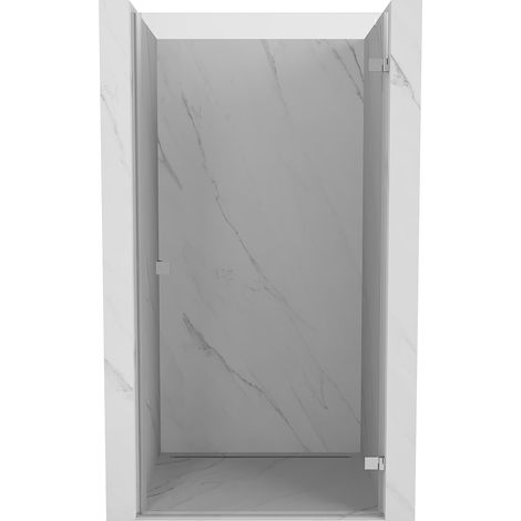 Mexen Lunar-B puerta de ducha abatible derecha 90 cm, transparente, cromo - 832-090-000-01-00-P (1/5)