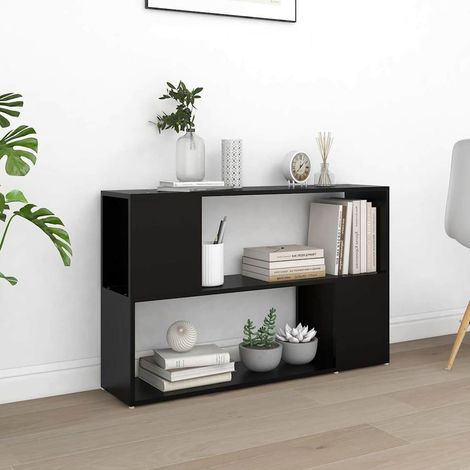 vidaXL Bibliothèque Noir 100x24x63 cm Bois d'ingénierie (1/5)