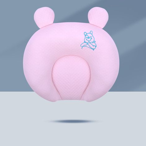 Oreiller bébé lavable 28263cm, oreiller bébé en latex, coussin correcteur de forme pour la tête, oreiller de modelage respirant pour nouveau-né, utilisable en toutes saisons (1/3)