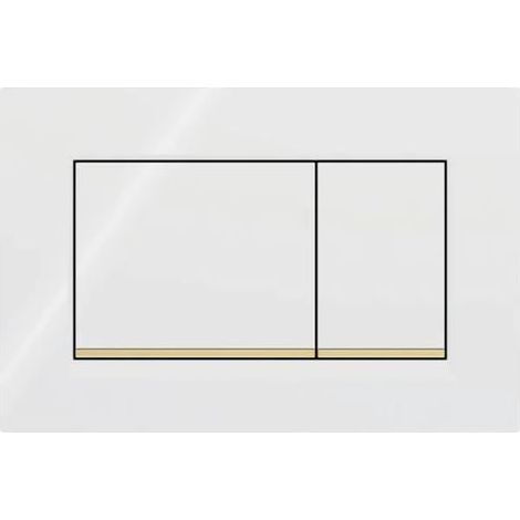 Ciel-Pour panneau de commande Geberit Sigma30 3/6L - blanc/or 115.883.KK.1 (1/4)