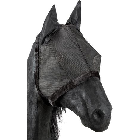 Maschera a rete da paddock per protezione di occhi e orecchie: Full, nero (10)