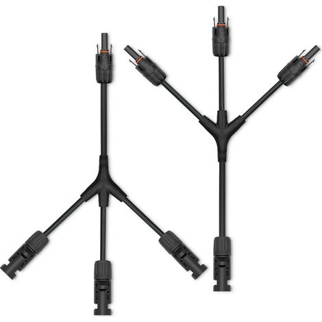 Qoltec Solarstecker MC4 Stecker Y-Typ 1000V 30A Komplettset (1/5)