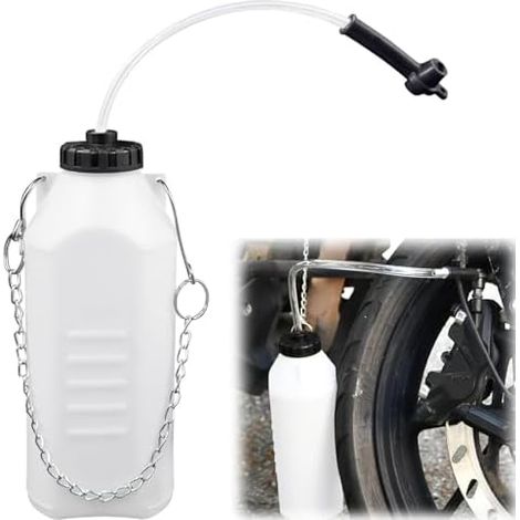 Purgeur de frein 1 litre Bouteille récupération liquide pour purge (A) a - (1/5)