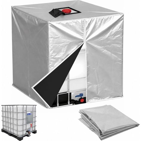 Bache Cuve 1000L 120x100x116cm 210D Oxford pour IBC et Récupérateur d'eau (1/5)