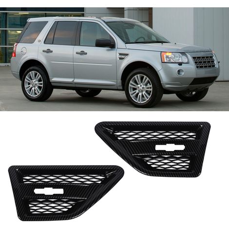 Seitliche Ziergitter für Fahrzeugmodifikationen, ein Paar, passend für Land Rover LR2 2007-2014 (Kohlefaseroptik). (1/5)
