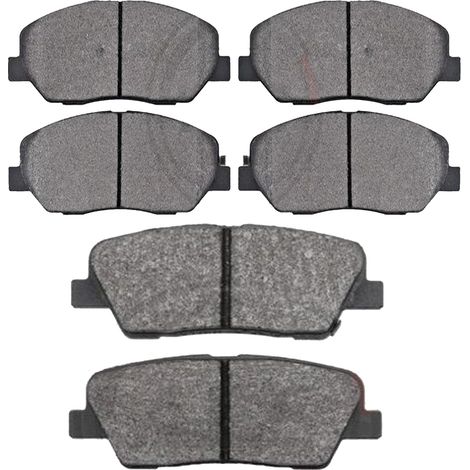 KIT PASTIGLIE FRENO ANTERIORI E POSTERIORI compatibile con TOYOTA AURIS (E18) / PASTIGLIE FRENANTI AUTO OEM P 83 150,P 83 080 / SOSTITUZIONE DIRETTA / BASSA POLVERE / SILENZIOSO