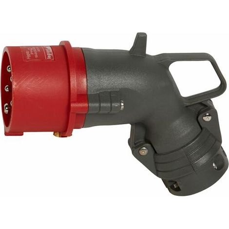 Fiche mobile coudée Hypra IP44 16A - 380V à 415V - 3P+N+T - plastique - LEGRAND