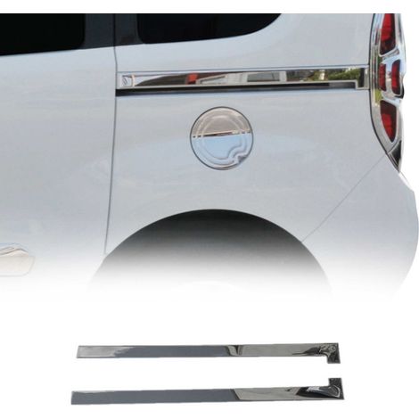Bande de Porte latérale pour Fiat Doblo 2010-2021 en acier inoxydable 2Pcs (1/5)
