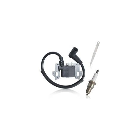 Bobine d'allumage pour Honda GCV135 GCV160 GC160 GSV160 GCV190 GC190 GSV190 GC135 GC160A GC160LA GC190A GC190LA HRR216 Tondeuse à Gazo, avce Auge Jeu Soupapes,Remplace pour 30500-ZL8-014 (1/5)