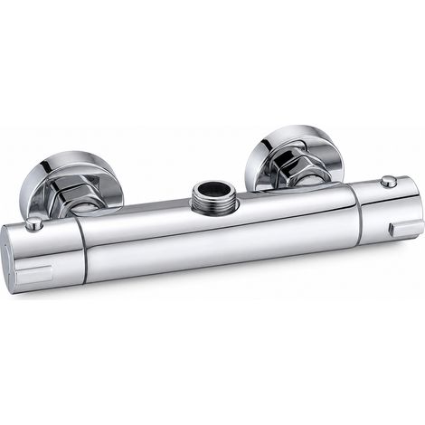 Concealed Thermostatic Alloy Shower Mixer 28 cm Grey (1/5)