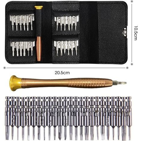 25-in-1 Schraubendreher-Set, Mini-Präzisionsbits, Multifunktionsset, kleine Haushaltsgeräte (1/4)