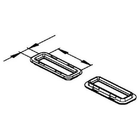 NIEDAX KABELSCHUTZRING KSR 20 A RL INSTALLATIONSKANAL 4013339946761 PASSE-CÂBLE