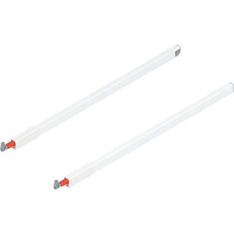 Blum TANDEMBOX Barre longitudinale (supérieure), pour tiroir frontal, NL 600 mm, gauche/droite, pour TANDEMBOX antaro, blanc soyeux (1/2)