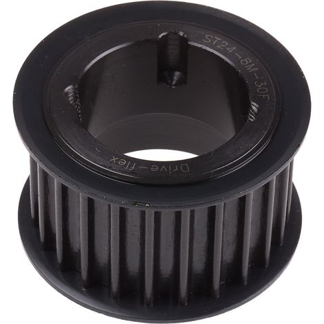 Poulie pour courroie crantée en Acier 24 dents , pas de 8mm ( Prix pour 1 )