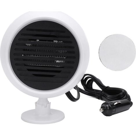 Jeffergarden Chauffage de voiture portable Star Planet, dégivrage, désembuage, chauffage rapide, adapté aux véhicules, blanc, 12 V