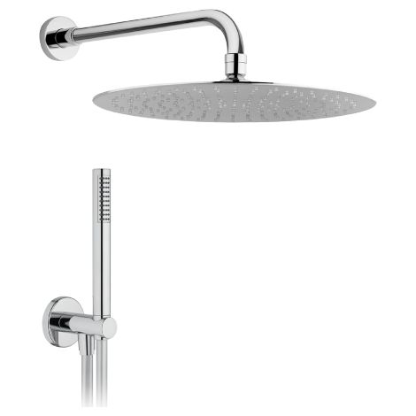 KIT SOFFIONE DOCCIA TONDO Misura: Soff. D. 200 - Braccio L. 300 (1/2)