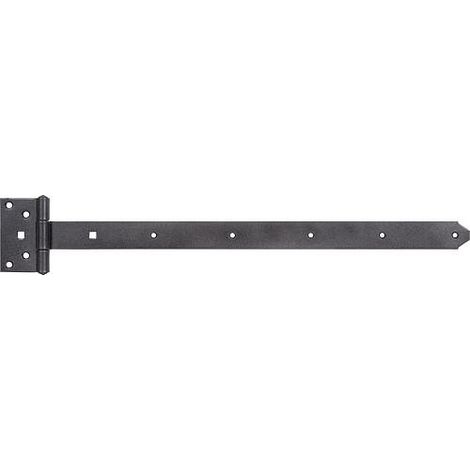 Penture anglaise DURAVIS® 591/59 x 103 mm, matériau : Acier, bleu zingué, surface : noir-diamant