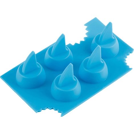 Moule À Glaces En Silicone - Forme De Requin - Résistant Au Froid Et À La Chaleur - Pour Réfrigérateur Congélateur Four Micro-ondes Lave-vaisselle - 1 Pièce (1/5)