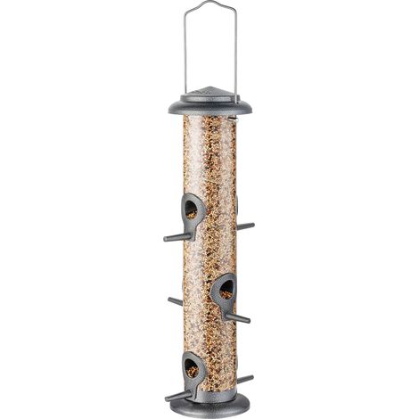 Bird Feeder for Wild Birds Hanging Outdoor Finish 38cm 6 Ports (1/5)