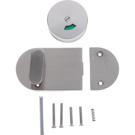 Serrure de porte de salle de bain Unomor en acier inoxydable (1/5)