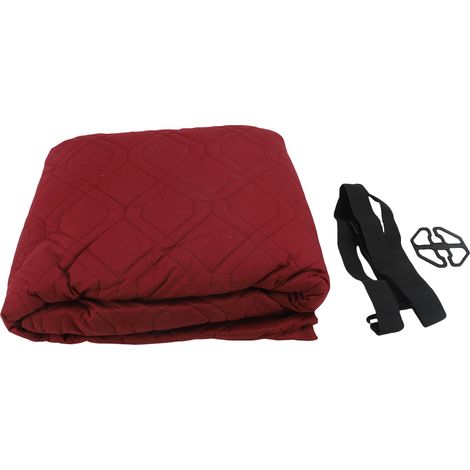 Housse Fauteuil Relax Antidérapante Imperméable Polyester – Protection Chaise 6 Poches Maison, Rouge Vin 23 Pouces (1/3)
