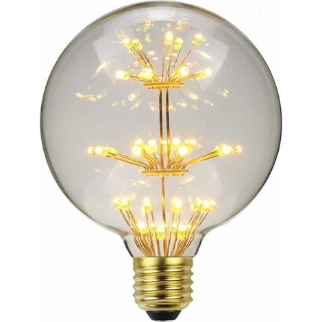 Led Bulb Vintage Bulb RGB Firework Edison Bulb 3W 220/240V E27 Decorative Bulb (G95) [Energy Class G] (1/5)