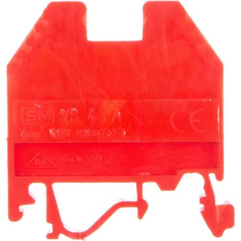 Gewindeschienenverbinder 4mm2 rot VS 4 PA+ 003901039