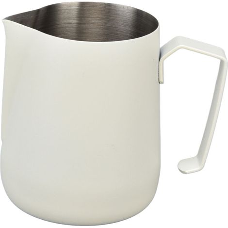 Bicchiere per montare il latte denso da 450 ml con beccuccio appuntito per macchina da caffè CafeWhite (1/4)