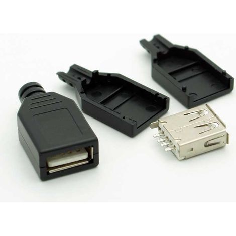 PRESA USB TIPO A PER CAVO CON COPERCHIO