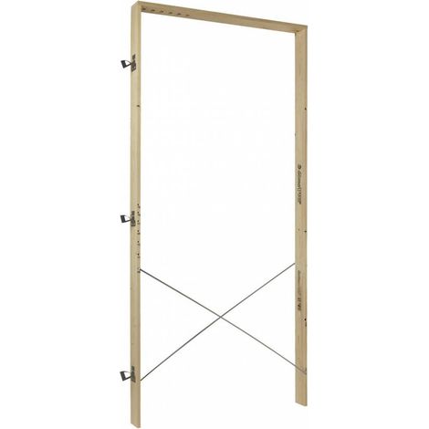 CONTROTELAIO LEGNO ABETE  8.5X2X215 CM DIST.METALLO