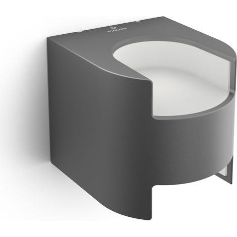 Philips Lighting Grass Lampada LED da Parete, Giardino ed Esterni, 4.5W, Nero (1/4)