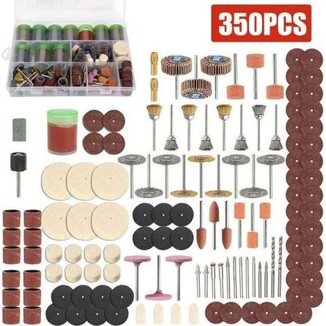 Outil abrasif pour Dremel, outil rotatif, ponçage, meulage, raffiné, lame de scie, tambour de ponçage, roue de polissage en laine (1/5)