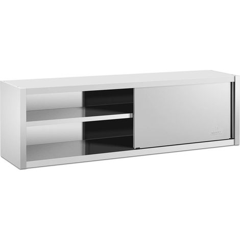 Armoire murale - Royal Catering - 2 000 x 450 x 600 mm - 30 kg - Inox (1/5)
