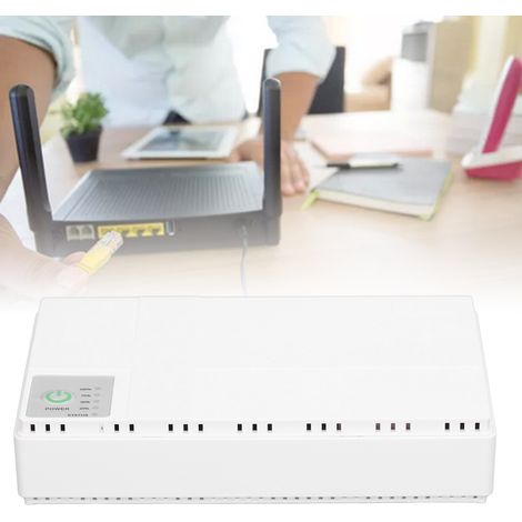 Mini UPS pour alimentation de secours de caméra (tension de sortie 5V/9V/12V), alimentation de secours CC pour la surveillance de routeur (norme européenne). (1/5)