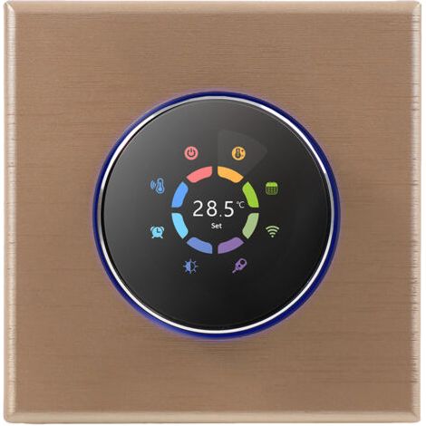 Thermostat Wifi, télécommande APP Smartphone Mode manuel et programmable Thermostat d'intérieur (1/5)