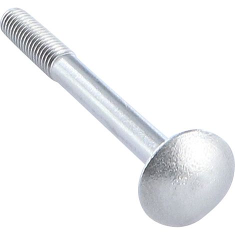 TRCC JAPY tête ronde collet carré Filetage partiel M10X140 Acier zingué 10MICRONS-1 pièce (1/2)