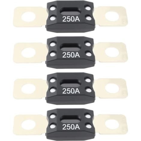 4 x Fusibles auto Mega/ANM 250 A 32 V Haute intensité à vis pour voitures, camions et bateaux (1/4)