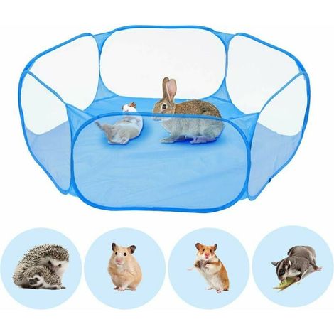 Recinto Portable Pliable Pour Petits Animaux - Filet Respirant - Usage Intérieur Extérieur - 120 x 38 cm - 320 g (1/5)