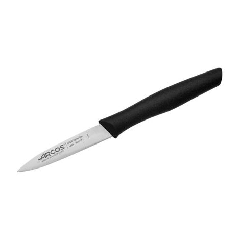 ARCOSS schwarzes Schälmesser 85 mm, Klinge aus NITRUM®-Stahl, leichter und ergonomischer Griff (1/5)