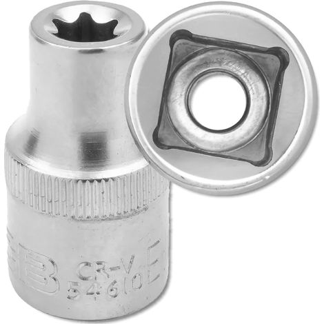 JCB TORX Steckschlüssel 1/2" Cr-V E10