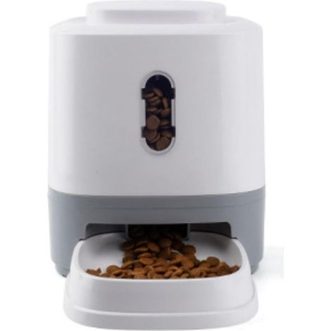 Distributeur de nourriture pour chien, distributeur automatique de nourriture pour chat, capacité de 1,5 l, alimentation par pression avec bol d'alimentation lente, jouet d'enrichissement interactif (1/4)