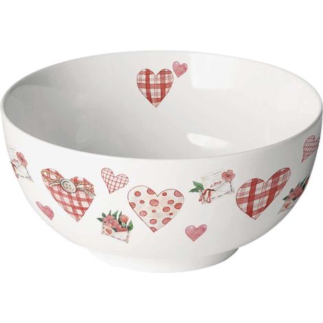Bol en porcelaine fine lovely hearts