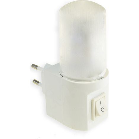 Luce Notturna LED Lampada da Notte 1W Bianca Naturale Interruttore Bambini 50594