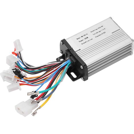 Kit de contrôleur sans balais en alliage d'aluminium avec poignées en caoutchouc pour vélos et motos électriques 36 V 48 V 350 W (1/5)