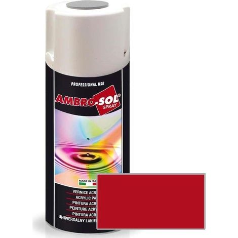 SPRAY ACRILICO RJ/TOMATE RAL-3013 400ml ROJO TOMATE
