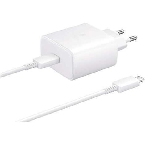 Cargador USB-C de 45 W compatible con Samsung Galaxy S24, S23, S22 Ultra, S22 Plus, S21 Ultra, S20 FE, Note 20+ 5G, Tab S9, S8 Ultra, S8 Plus, S8, S7 Ultra, S7 FE, S7+, con cable de carga de 1 m. (1/4)