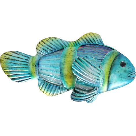 Signes Grimalt Mur Adorno Garden  Blue Garden Fish Adorno 40x30x16cm 27220