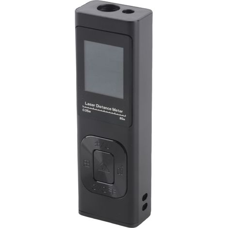 Télémètre laser IP54 avec calcul de surface et volume – écran LCD rétroéclairé (1/5)