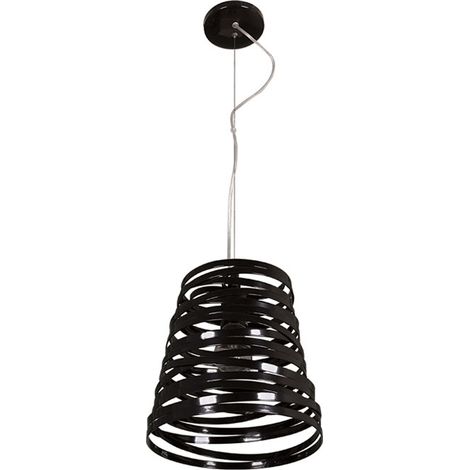 Lámpara de techo colgante ELSA 1xE27 26d Negro